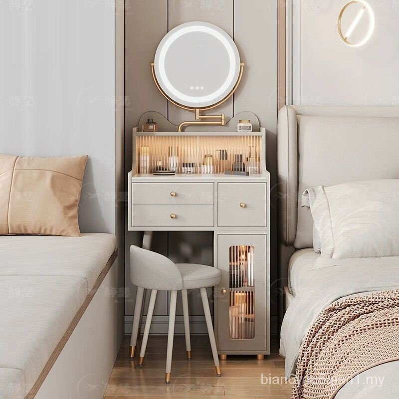 French Cream Style Small Dressing Table Small Apartment Bedroom