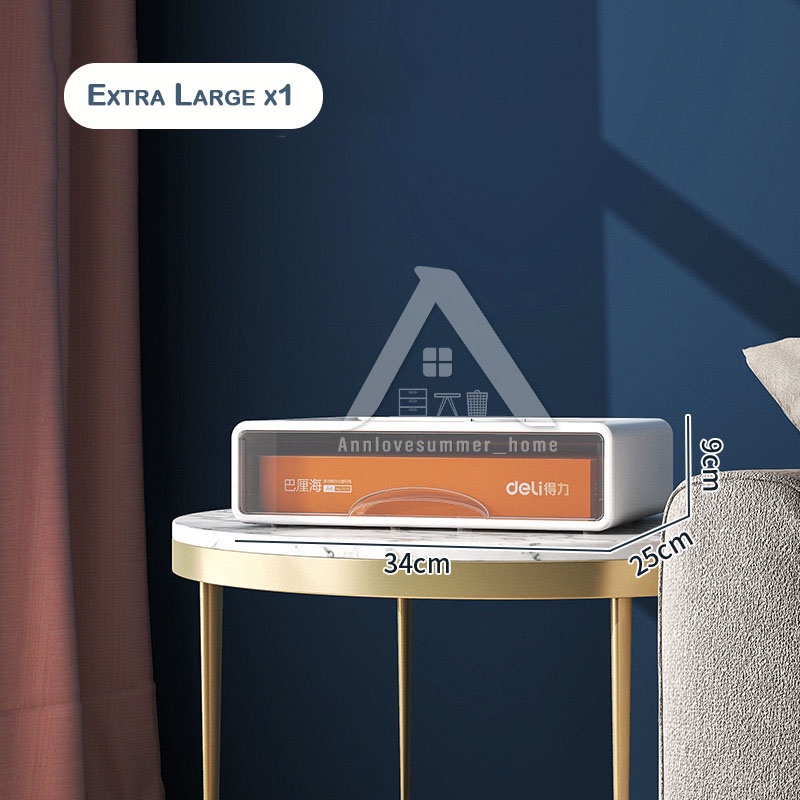 【𝗔𝗦𝗛】Muji White/Colour 🔥Stackable Desk organizer Table Desktop Drawer ...