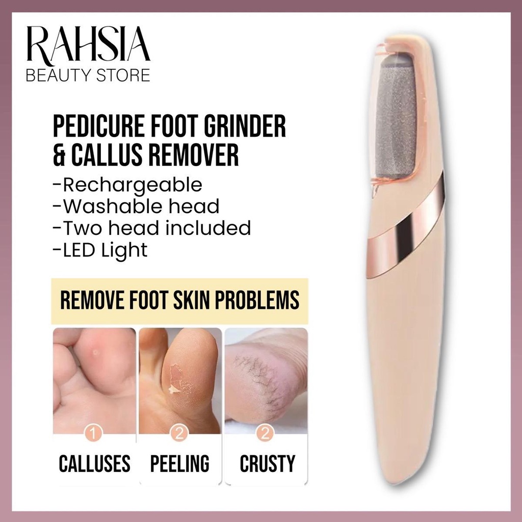 Portable USB Electric Pedicure Manicure Foot Grinder Finishing Flawless