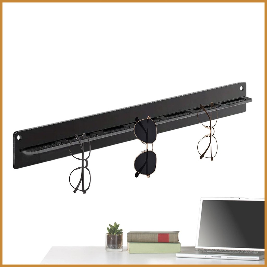 Sunglass Organizer Wall Acrylic Eyeglass Holder Display Rack Multiple ...