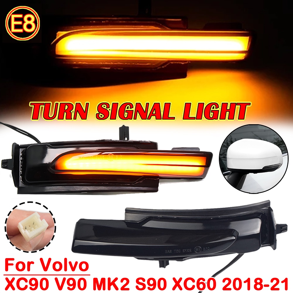 LED Dynamic Turn Signal Light For Volvo XC60 20182021 XC90 S90V90