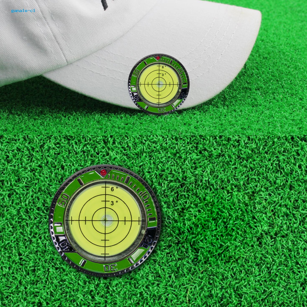 ganale.cl Putting Aid with Level Indicator Golf Hat Clip Green Reading