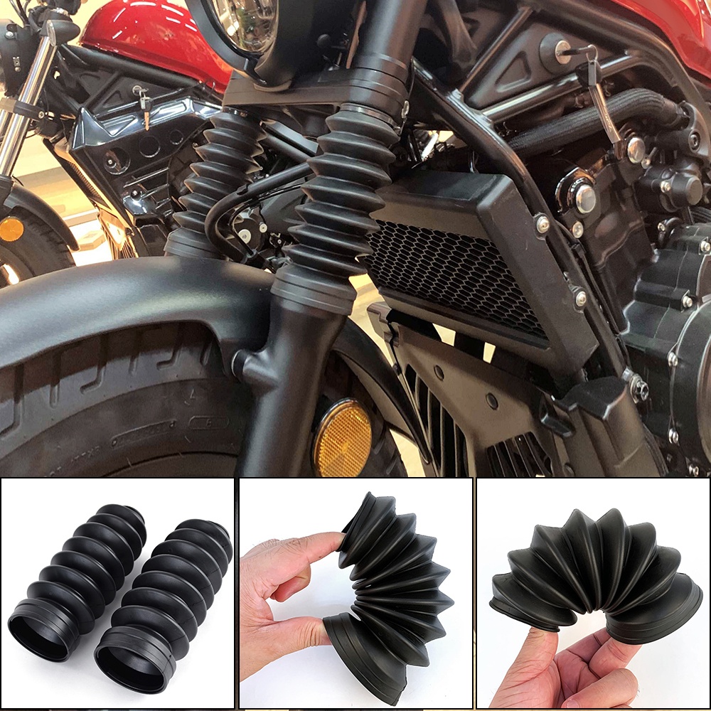Fork Rubber Gaiters Boots For Honda Rebel 500 300 CMX300 CMX500 CMX 300