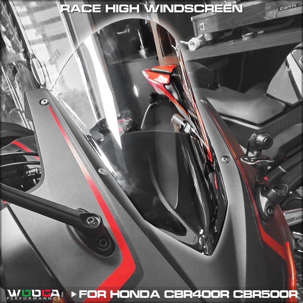 CBR500R RACE HIGH WINDSCREEN For Honda CBR400R CBR500R 2019-2023 Sport ...