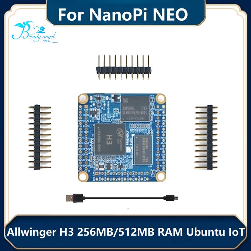 For NanoPi NEO Core Board+Pin Header+Micro-USB Cable Allwinger H3 Quad ...