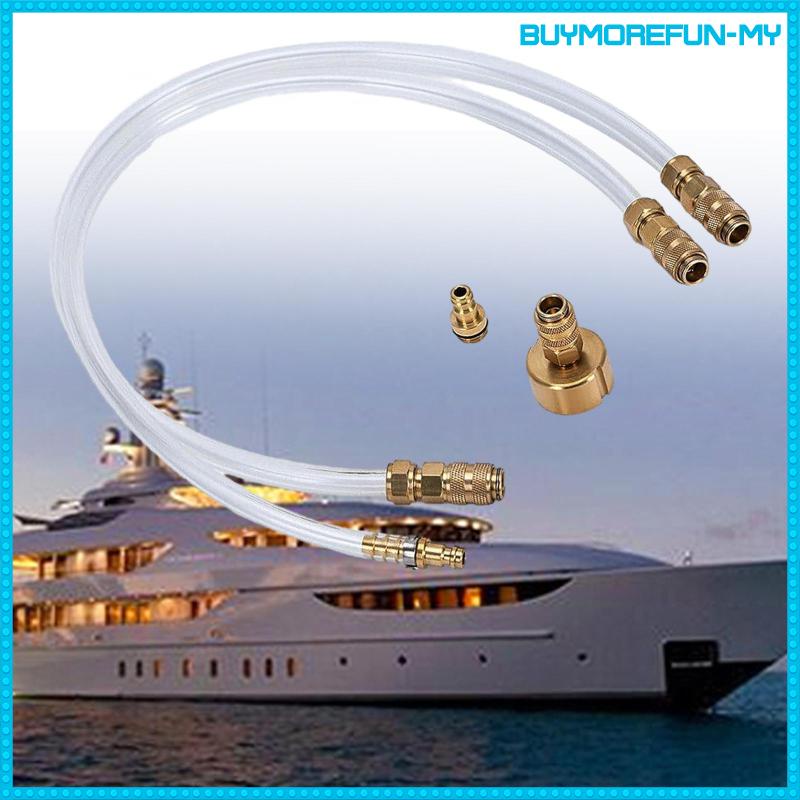 [BuymorefunMY] Hydraulic Steering Bleed Set Filler Kits Bleed Tube for