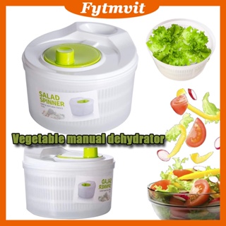 Salad Spinner Dehydrator Double Layer Rotating Vegetable Fruit
