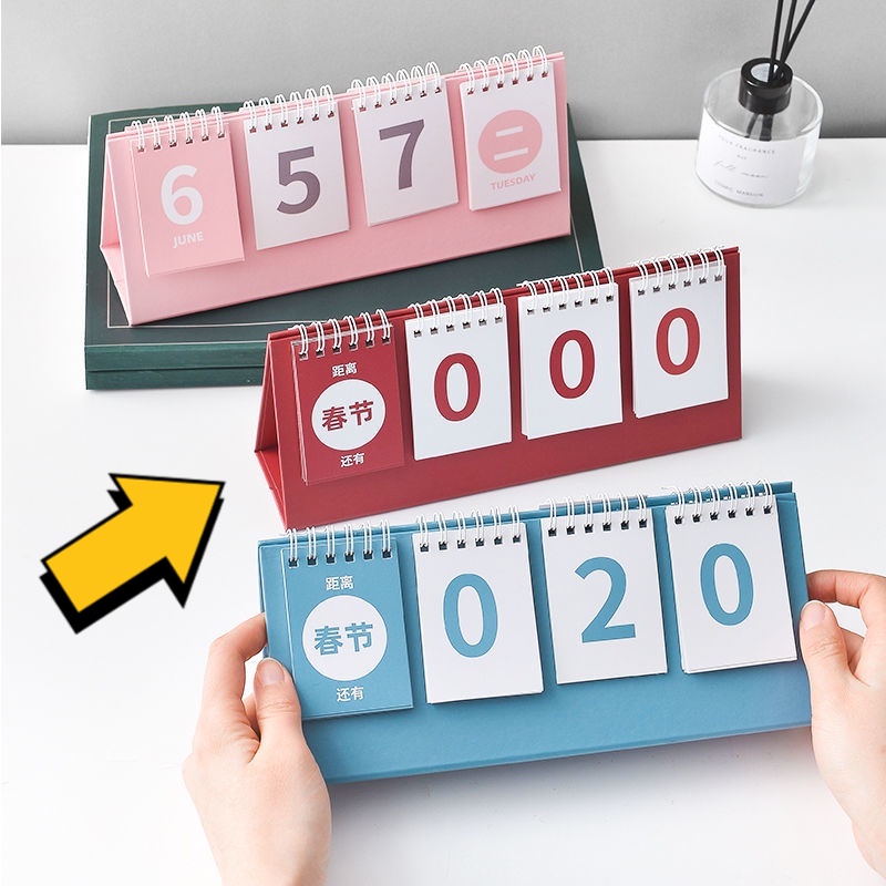 [Ready Stock] Countdown Card Reminder Card Countdown Desk Calendar ...