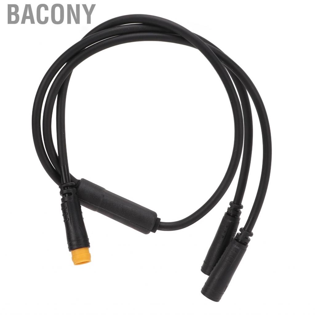 Bacony Electric Bicycle 1T2 Splitter Brake Split Cable for Bafang Mid Drive Motor Bike Separator