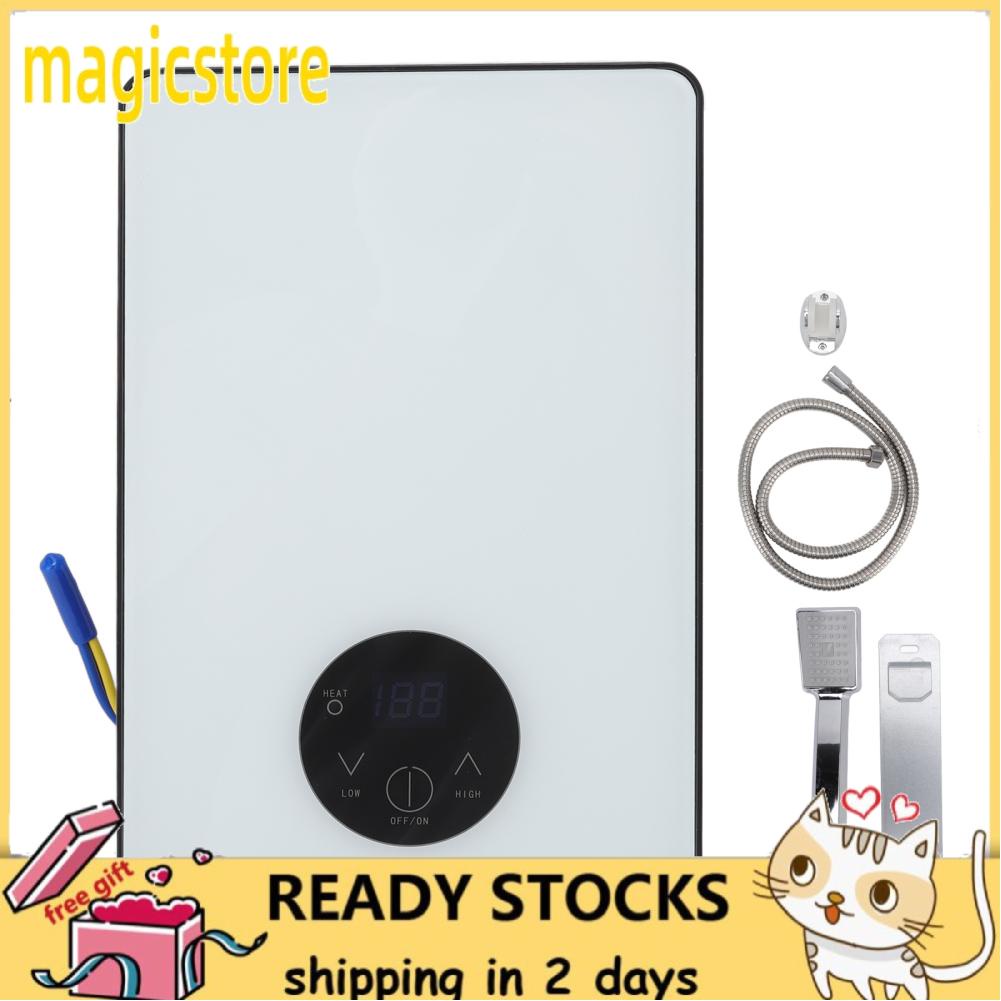 Magicstore Instantaneous Water Heater Electric Hot Easy Installation