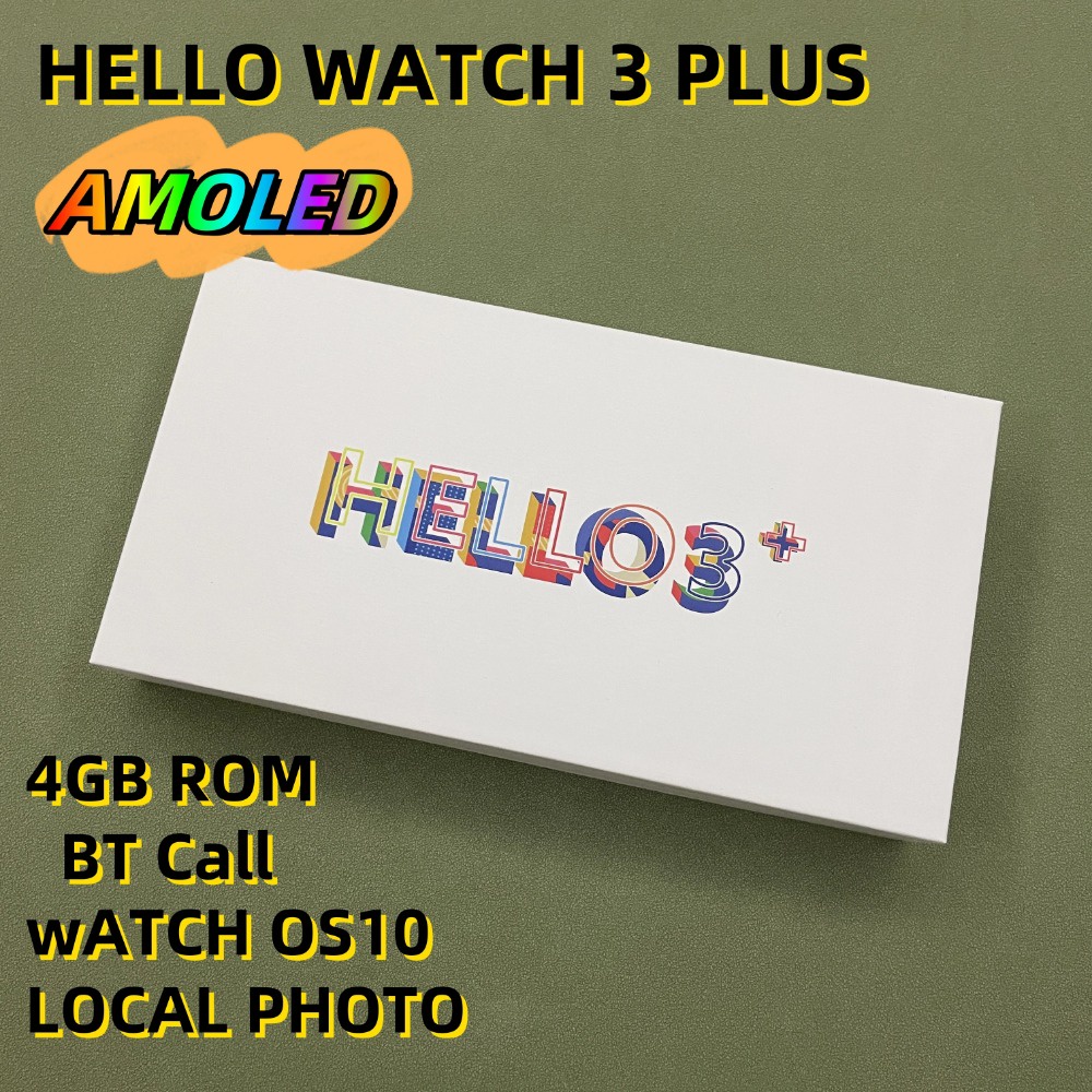HELLO WATCH 3 PLUS WITH THE NEW OS10 