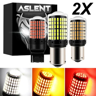 MAXGTRS 2x P21W LED Canbus 1156 BA15S W21W LED Bulb T20 7440 3157 Turn  Signal Car Lights White Amber Brake Lights Reverse Lamp DRL