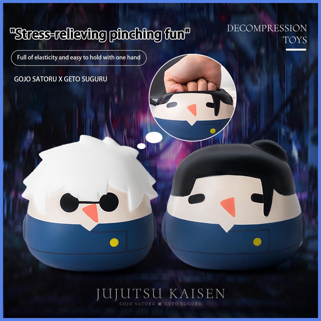 Q Version Gojo Satoru Bread Pinch Toys Cute Cartoon Incantation Anime Xia  Youjie Squeeze Toy Anti Stress Gifts chenhommy | Shopee Malaysia