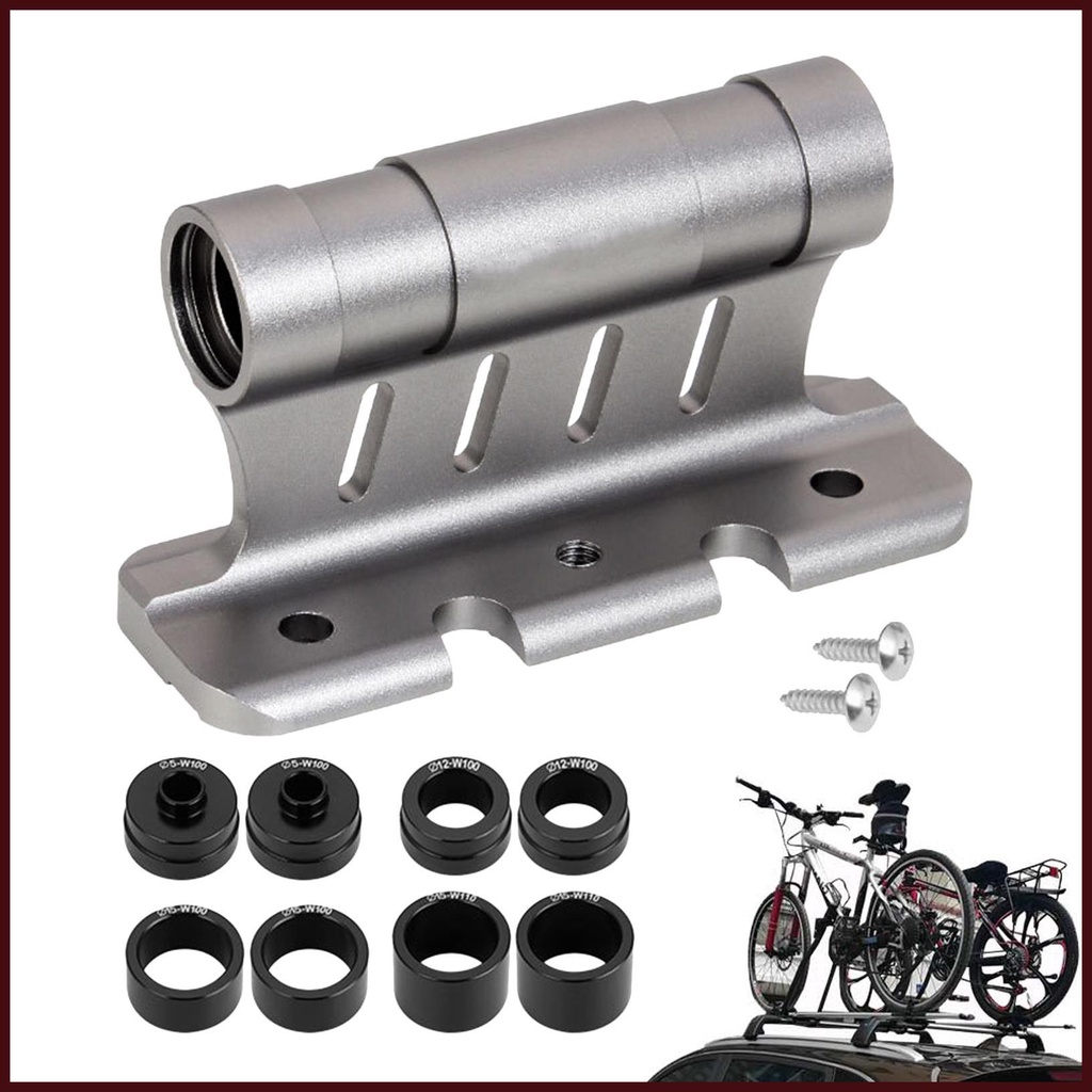 Bike Fork Mount Block Aluminum Alloy Bike Block Fork Mount Roof Rack