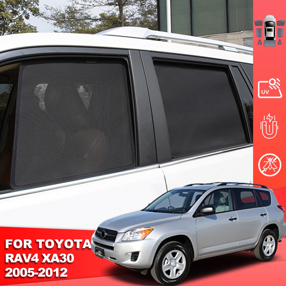 For Toyota RAV4 XA30 2008-2012 RAV 4 Car Sunshade Shield Magnetic Rear ...