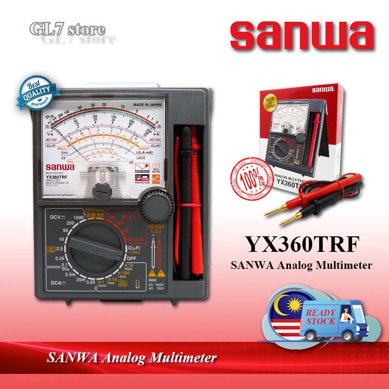 ORIGINAL SANWA YX360TRF ANALOG MULTIMETER YX360TRF SANWA MULTITESTER