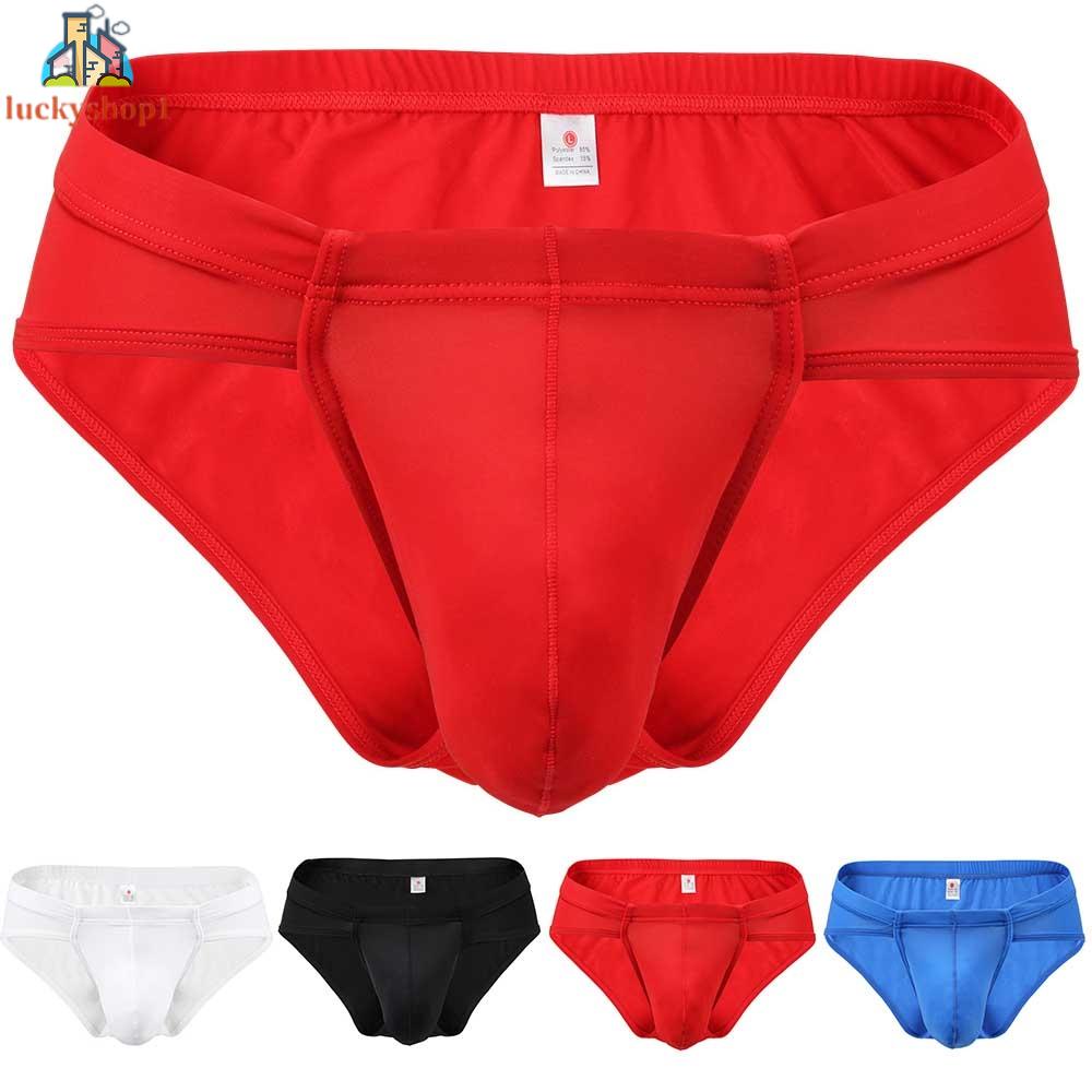 Men's Male Briefs Slips Thongs Lingerie Plus size Men's Male Low Waist ...