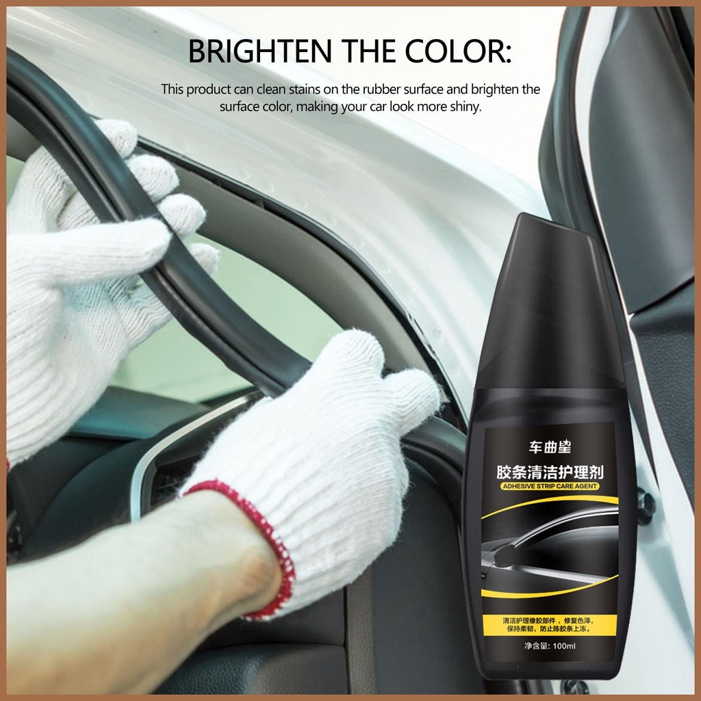 Rubber Seal Conditioner and Car Agent for Prolong Use Life Seal Strip Conditioner MultiPurpose
