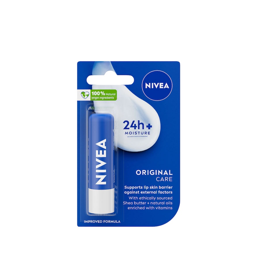 NIVEA Lip Original Care Caring Lip Balm 4.8g | Shopee Malaysia