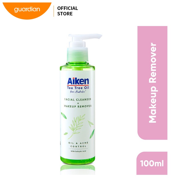 Aiken Tea Tree Oil Facial Cleanser + Makeup Remover 150ml Shopee Malaysia