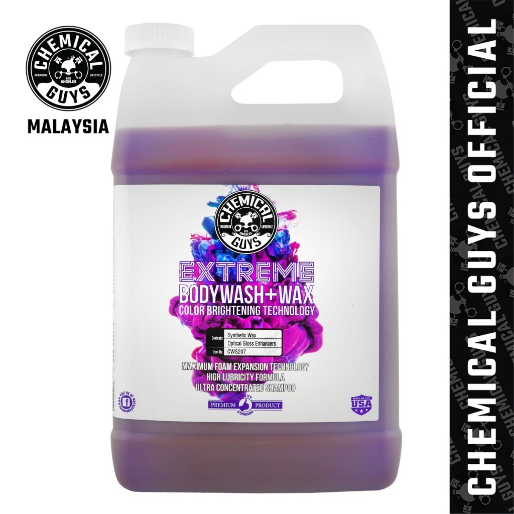 Chemical Guys Extreme Body Wash And Wax (1 Gallon) Shopee Malaysia
