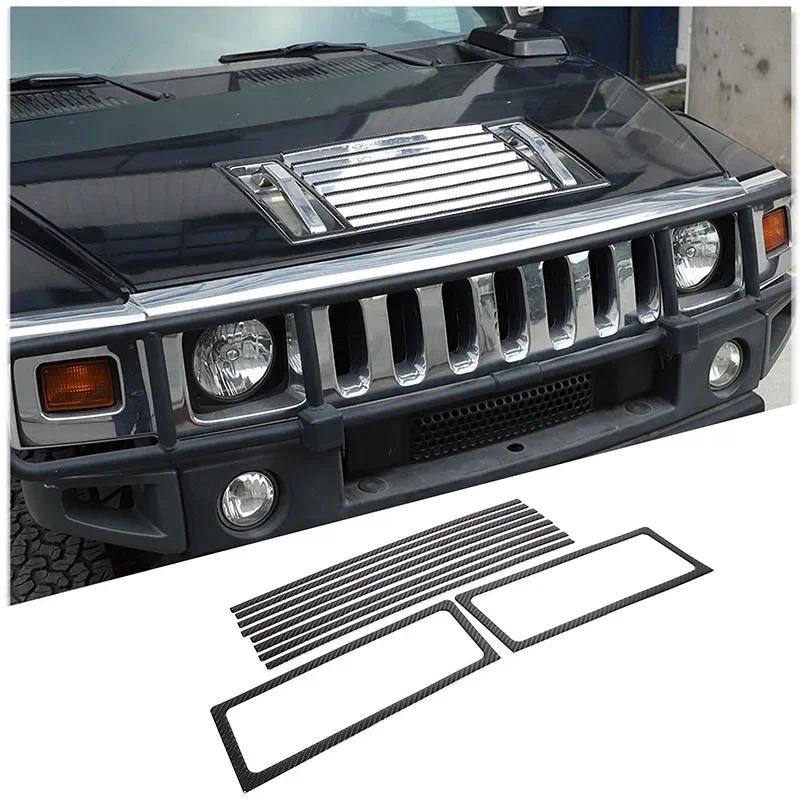For 20032007 Hummer H2 soft carbon fiber car front hood air vent