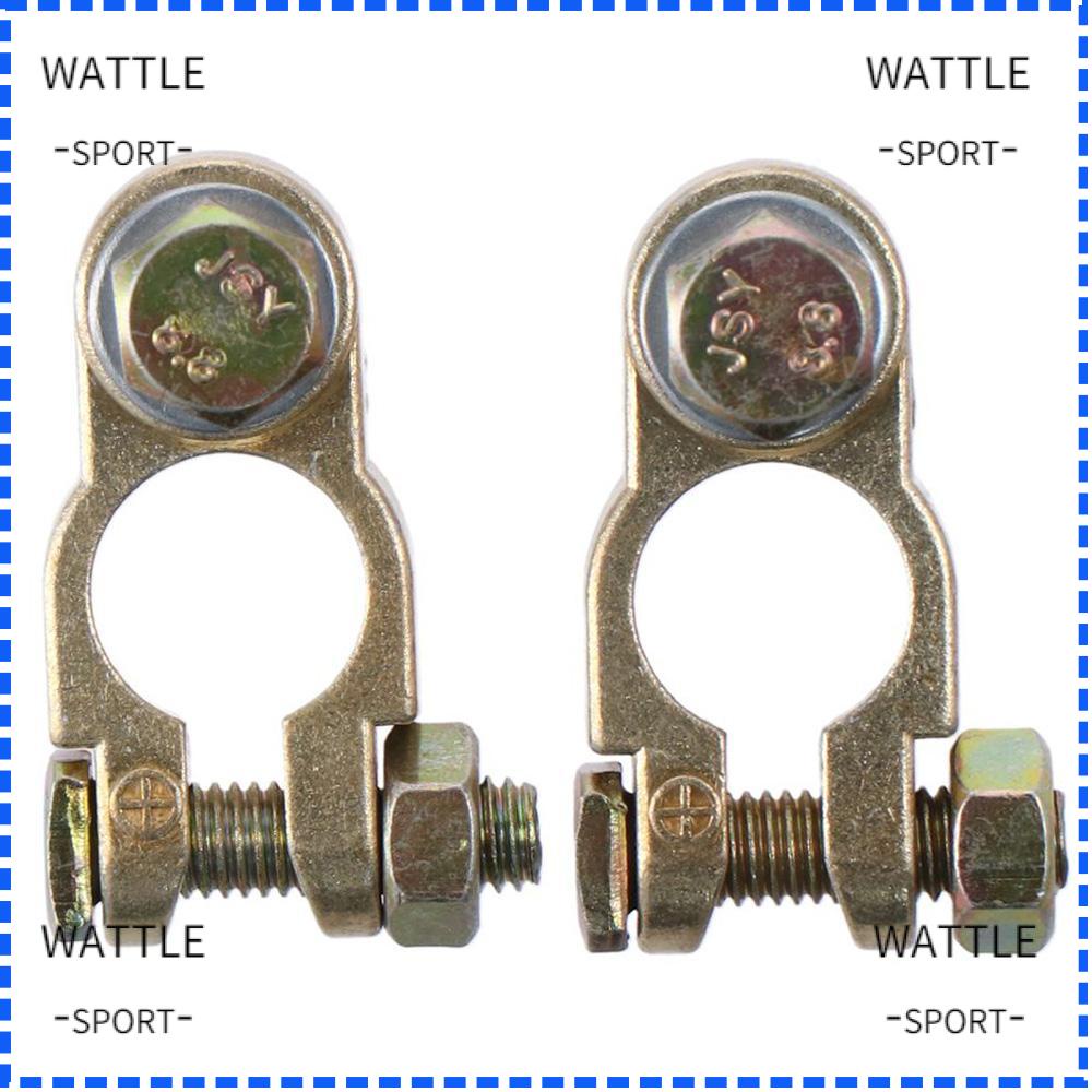 WASPORT 2Pair Positive Battery Terminal, Zinc Alloy Battery Cable