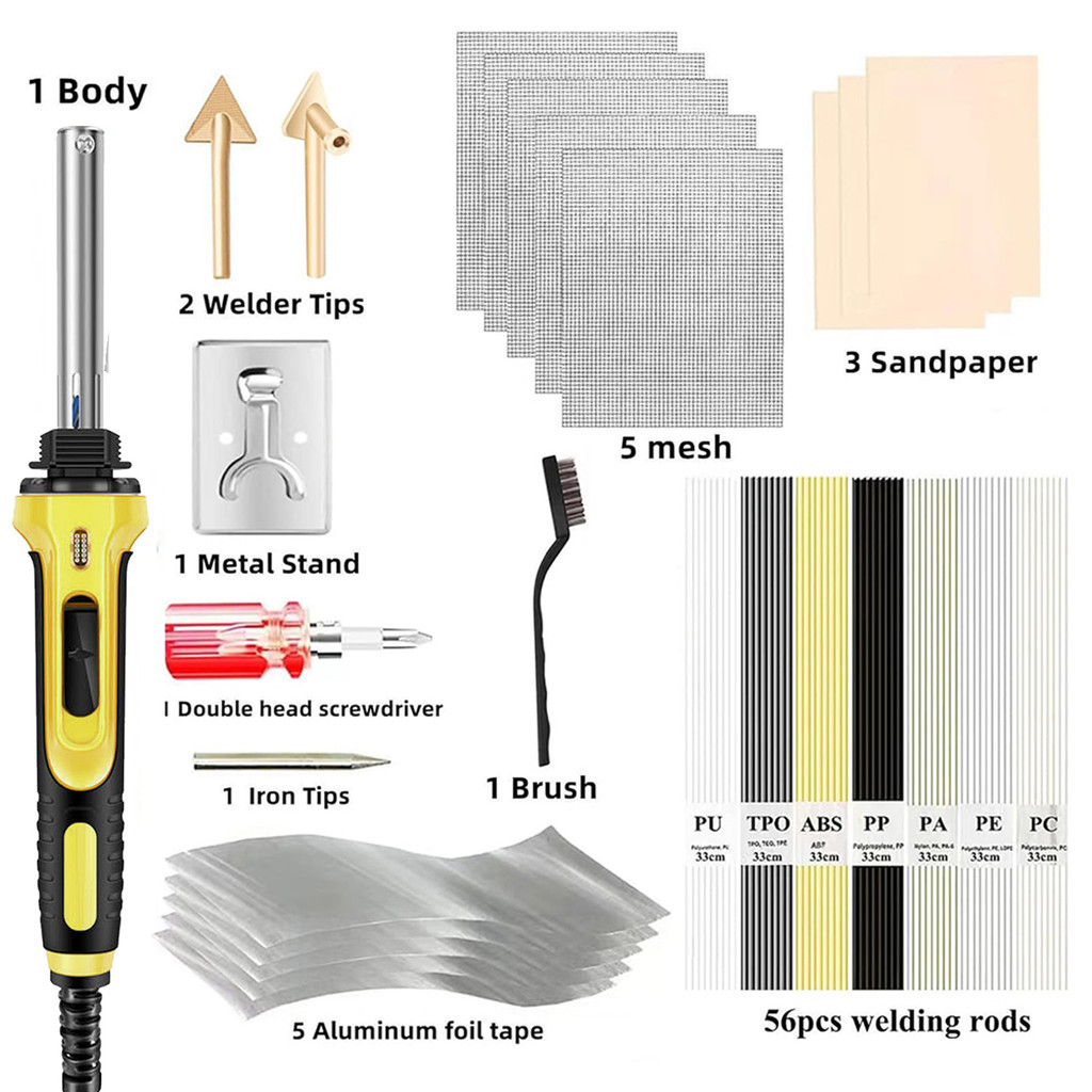 Clearance 100W Plastic Welding kit, 2-in-1 Plastic Welder & Soldering ...