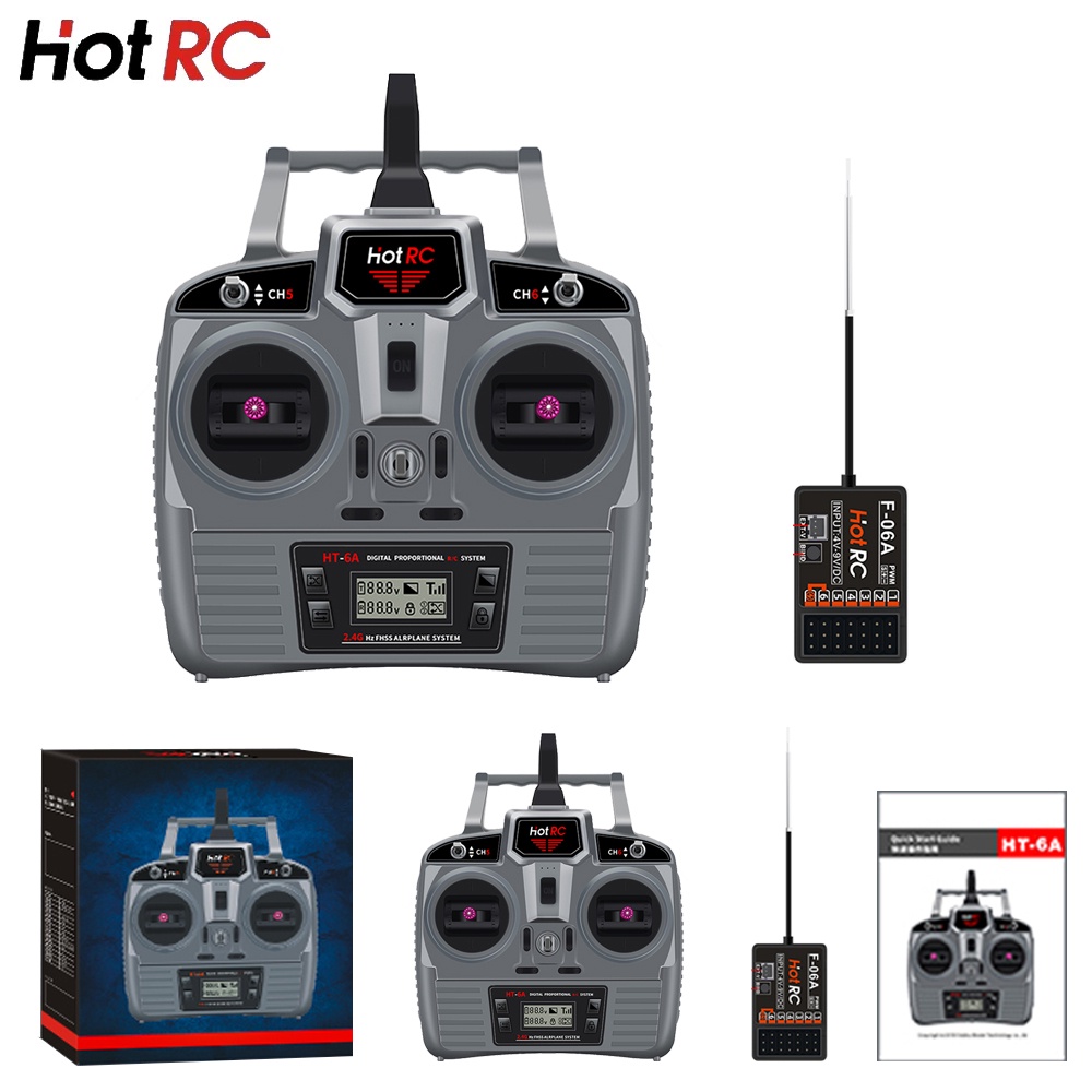 Hotrc Ht A G Ch Rc Transmitter Fhss Ch Receiver F A Mode Left Hand Channel For Rc