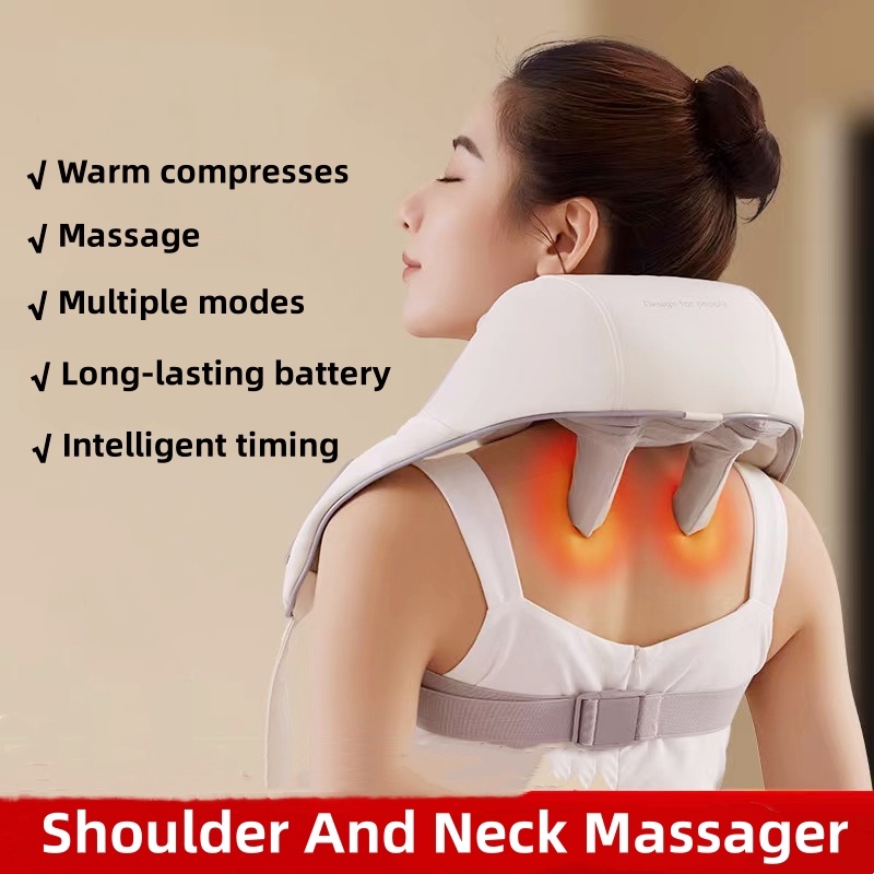 Electric Massage Shawl Neck Shoulder Anti-stress Relaxation Clip
