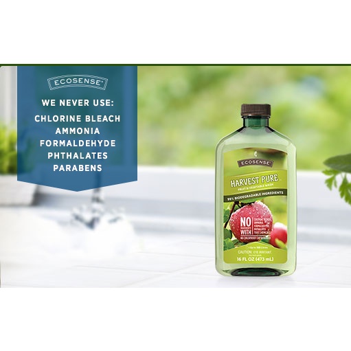 Harvest Pure Fruit and Vegetable Wash 473mL (famelu.co shop) Shopee