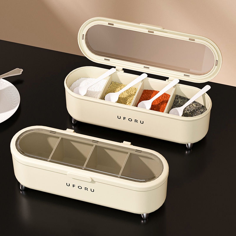 「Ready stock」Seasoning Box Storage Box Seasoning Box combination set