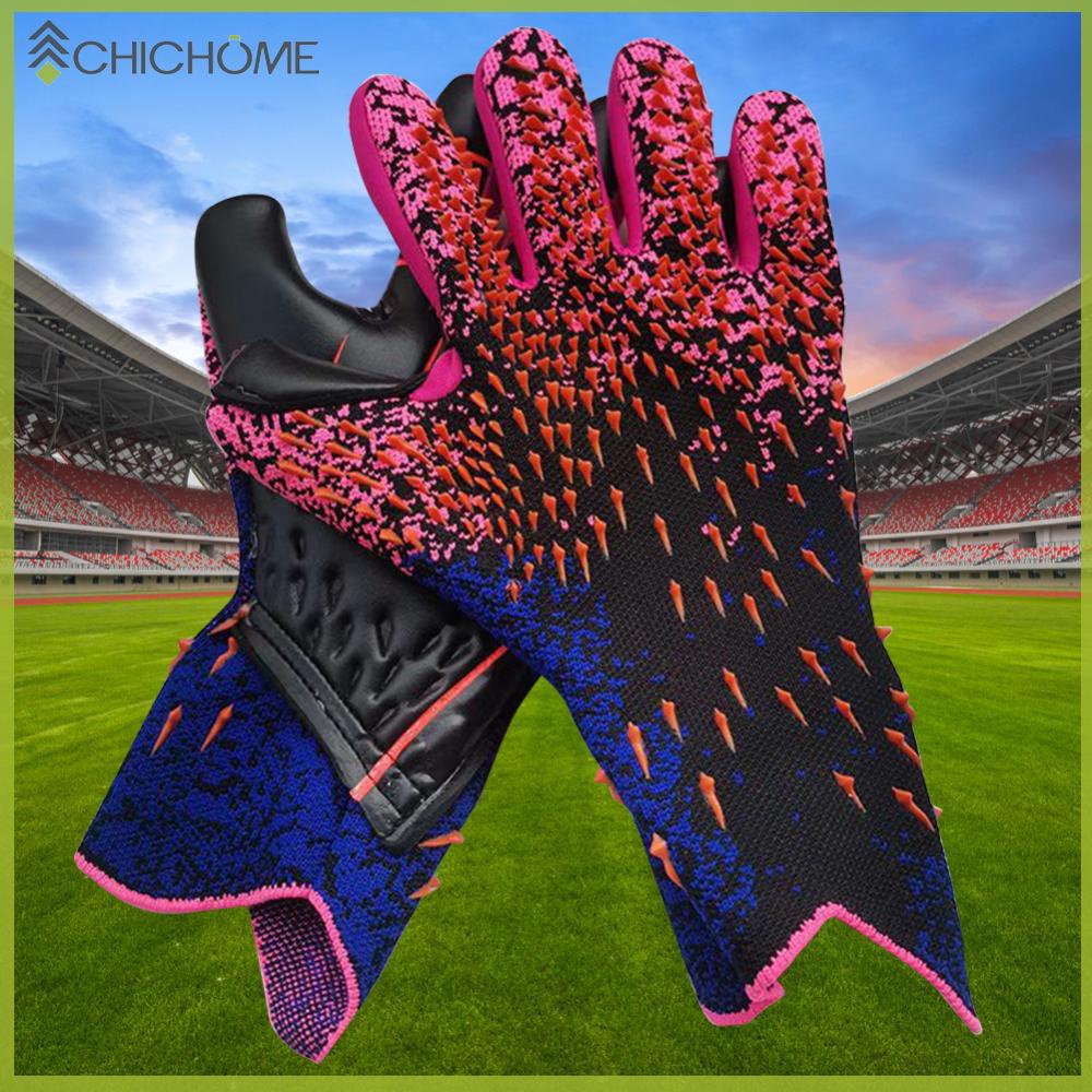 chichome.my Football Goalkeeper Gloves Strong Grip Soccer Goalie Gloves for Kids Adults Shopee Malaysia