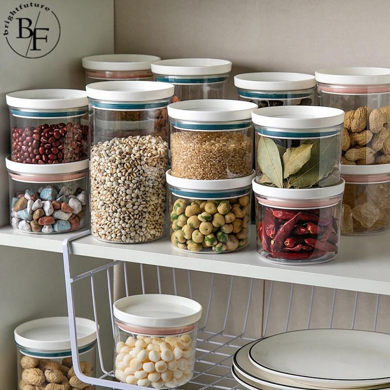 Stackable Kitchen Sealed Jar Plastic Food Storage Box Multigrain Tank
