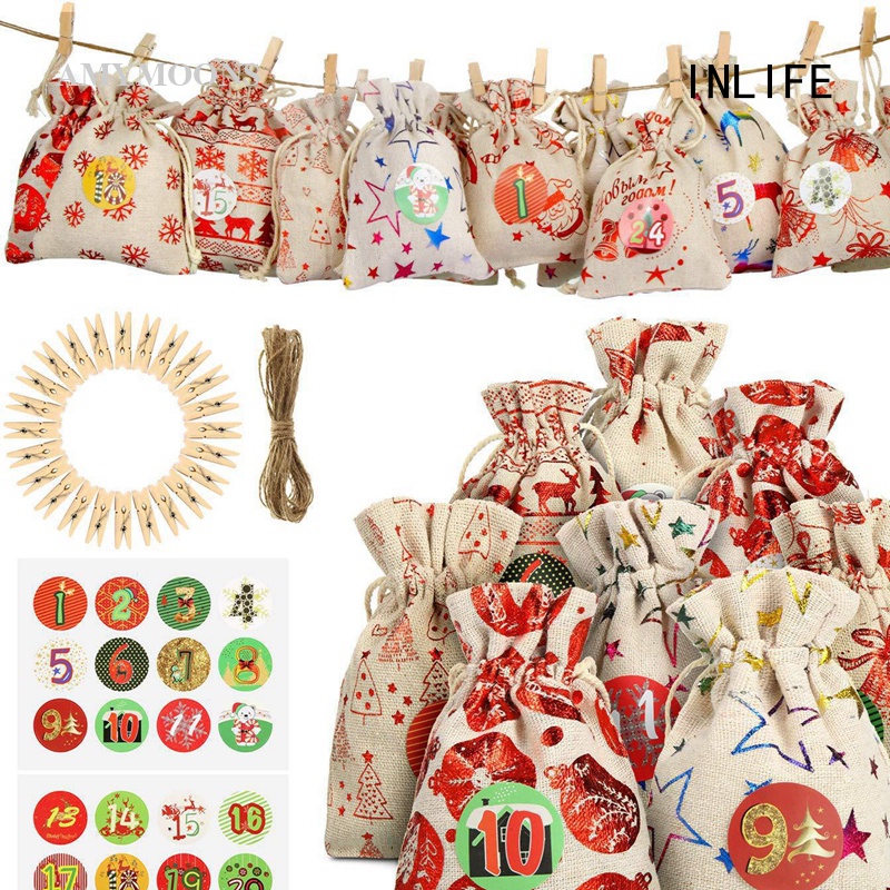 INLIFE Advent Calendar Stuffer Pack Of 24 Kids Advent Calendar Kids