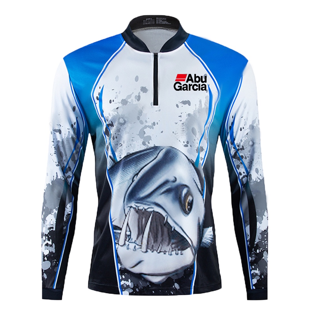 Abu Garcia Blue Sublimated Fishing Shirt