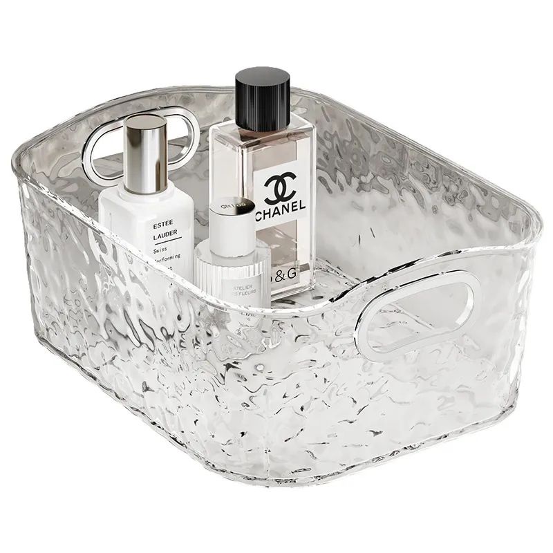Glacier Pattern Cosmetic Storage Box Dressing Table Acrylic Skin Care