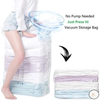 Hot Vacuum Bag Storage Organizer Transparent Border Foldable Extra