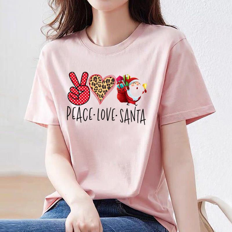 Santa Claus Trend Women Merry Christmas Holiday New Year Clothing