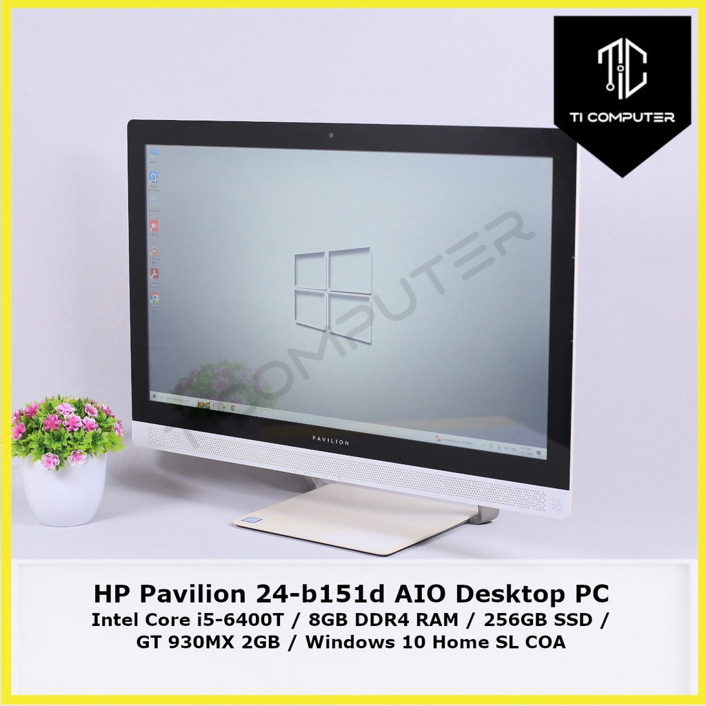 HP Pavilion 24-b151d AIO 23.8 Inch Intel Core I5-6400T 8GB DDR4 RAM ...