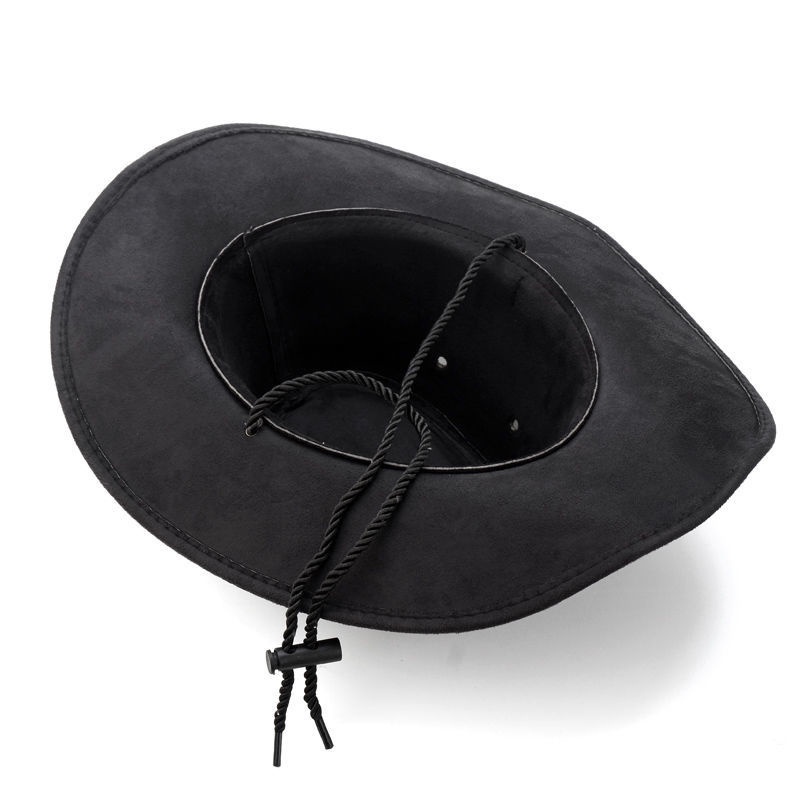 Western Cowboy Hat Retro Sheriff Sheriff Badge Hat Riding Travel ...