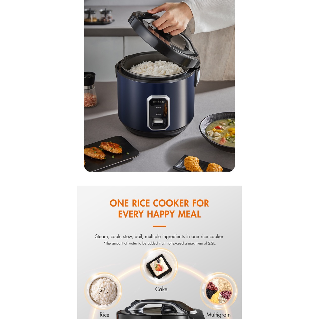 Gaabor L Electric Multifunctional Rice Cooker Fast Cooking Hours