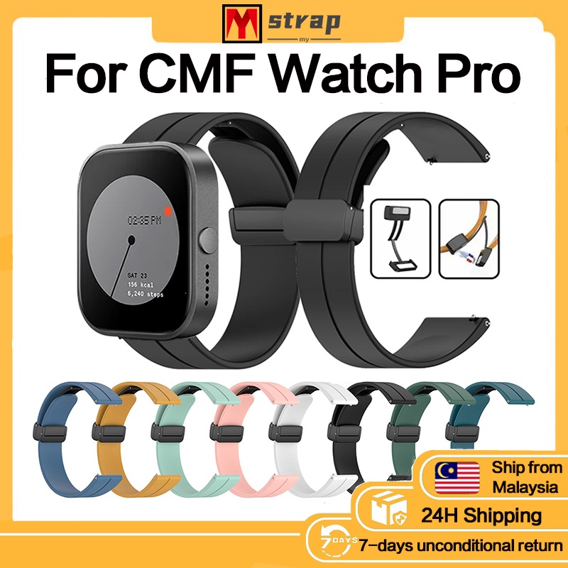Silicone Smart Watch Band Straps For CMF Watch Pro Smartwatch Sport