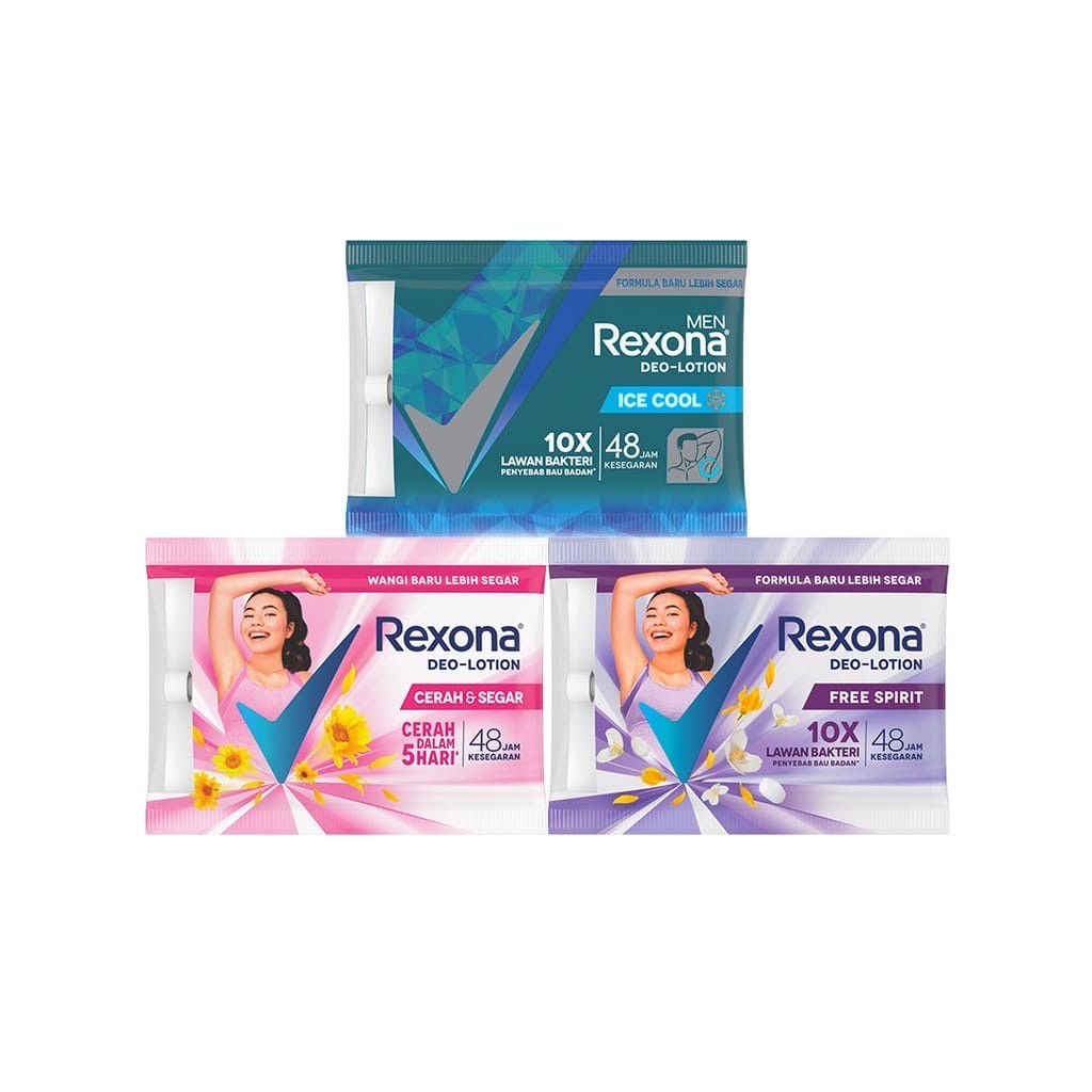 REXONA Deo Lotion Deodorant Sachet 9g [1 Dozen] - Men Ice Cool | Free ...