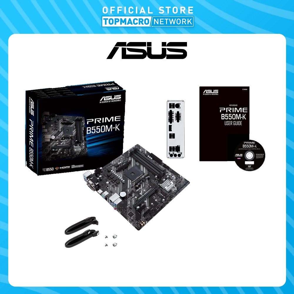 ASUS PRIME B550M-K MOTHERBOARD (AM4 SOCKET B550) | Shopee Malaysia