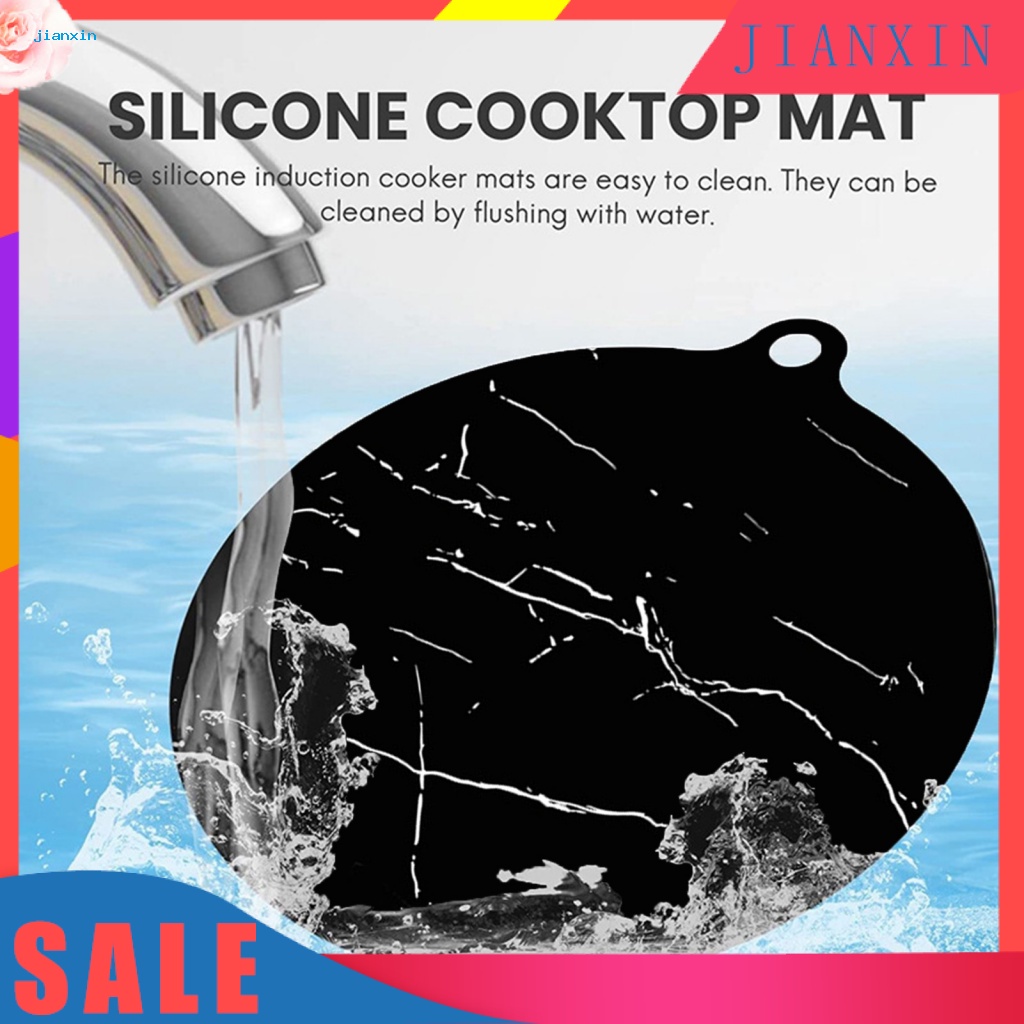 Induction Cooker Mat Glass Fiber Hob Mat Silicone Induction Cooktop Mat