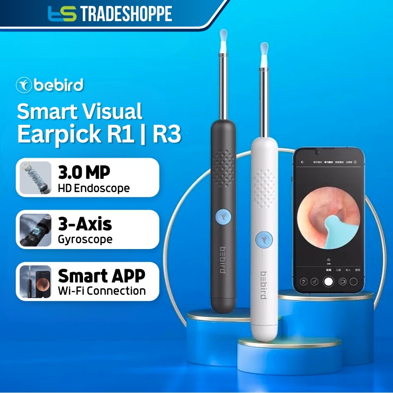 Bebird R1 | R3 Smart Visual Earpick Earwax Cleaning HD Endoscope ...