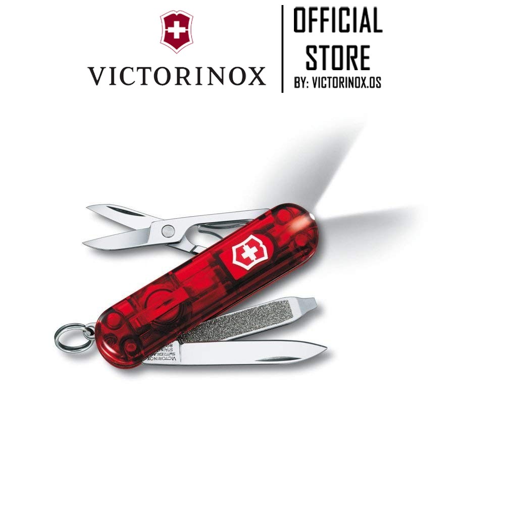 Victorinox SwissLite Red Translucent Multitool Pocket Knife 0.6228.T ...