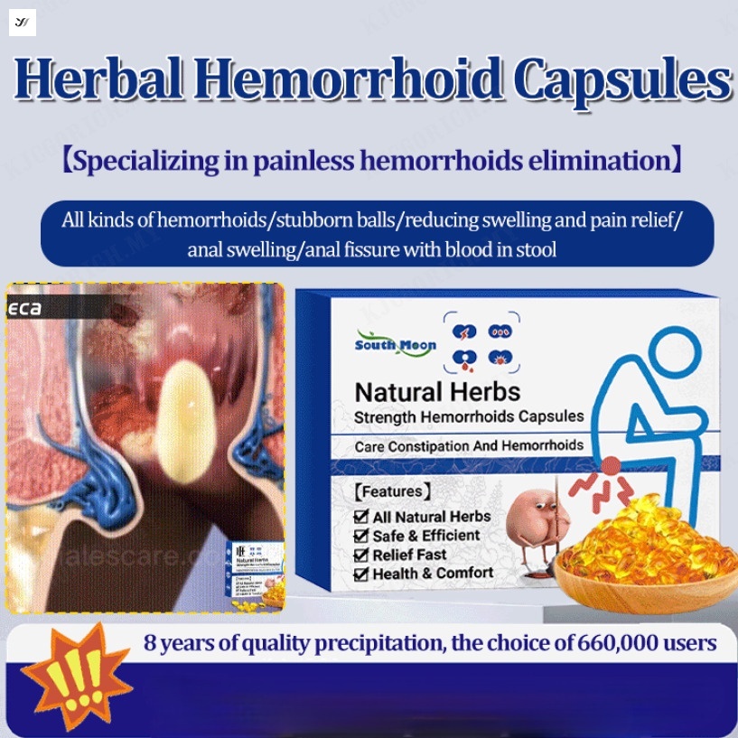 YOUYAO Herbal Hemorrhoid Capsules/Herbal Hemorrhoid Capsules for Itch