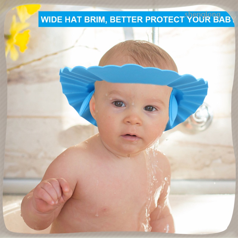 Baby Bath Cap Kids Bathing Children Caps Shower Hat Washing Hair